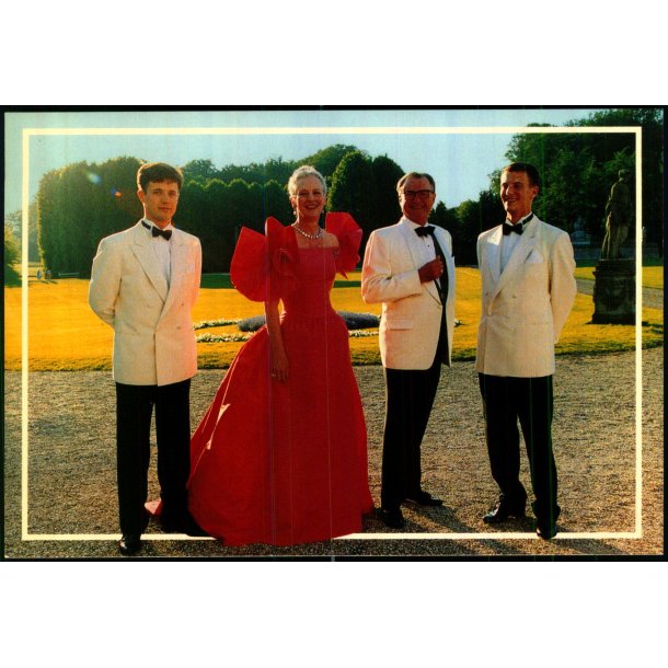 Den Kongelige Familie - Scandecor 6507 - 12x17 cm. - Ubrugt