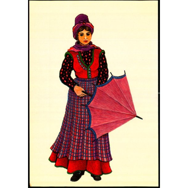 Dansk egnsdragt fra Rm - 1790 - 1850 - Odense T.K. 8341 - Ubrugt