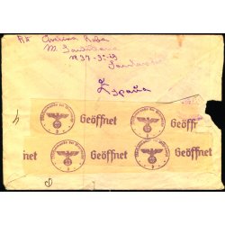 Censurbrev fra Spanien  26 - 5 - ? - Til Belgien