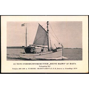 45 Tons Fors�gsfiskekutter - Nyborg Skibsv�rft - u/n - Ubrugt