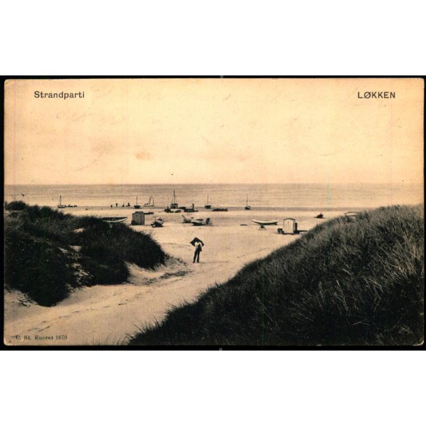 Lkken - Strandparti - C. St. 1679 - Brugt