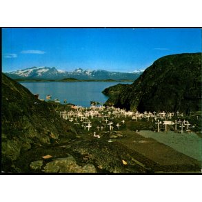 Den smukt beliggende kirkegrd i Sukkertoppen - JWB Repro u/n - Ubrugt