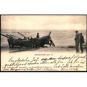 Redningsbaaden gaar ud - N.P. Holms Bogh. 449 - Brugt
