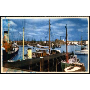 Esbjerg - Fiskerihavnen med redningsdamperen - Stender 6 - Brugt 