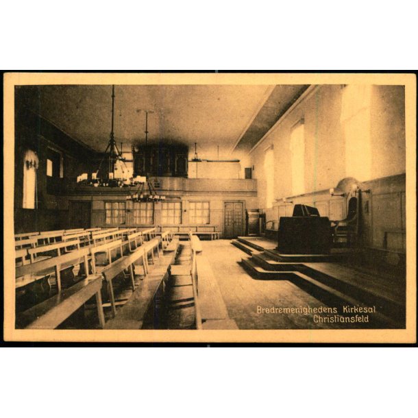 Brdremenighedens Kirkesal - Christiansfeld  - V. Martensensen 54946 - Ubrugt