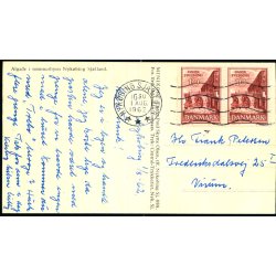 Algade i sommerbyen Nyk�bing Sj. - Minikort P.S. Olsen 888 - Brugt