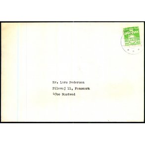 Perfin - Hjemmevrnet p Brev - Stemplet ? - ? - ? - Brugt