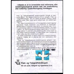 Postkvittering - Vrdibrev - 14 - 3 - 85