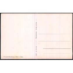 Frederiksborg Slot i Sne - Gldelig Jul - Slotskirken - Rudolf Olsen 12833 - Ubrugt