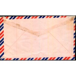 Luftpost Brev fra Indien til Danmark - 21 - 11 - 58