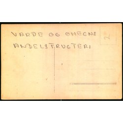 Varde og Omegns Andelsfrugteri - Fotokort u/n - Ubrugt