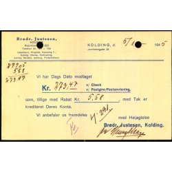 Brdr.Justesen - Kolding - u/n - Brugt