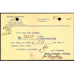 Brdr.Justesen - Kolding - u/n - Brugt