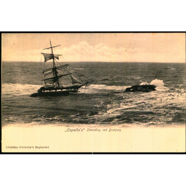 "Capella" s  Stranding ved Bovbjerg - Christian Snderbyes Bogh u/n - Ubrugt