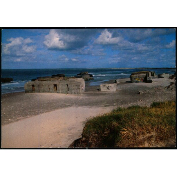 Bunkere ved stranden ved Vigs - Wadmanns 8810 - Brugt
