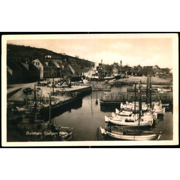 Bornholm - Gudhjem Havn  - Colbergs Bogh. 3350
