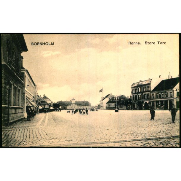 Bornholm - Rnne - Store Torv - Peter Alstrup 3636 - Ubrugt