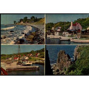 Bornholm - Kysten  ved Helligpeder - Colbergs Bogh. 8145 - Ubrugt