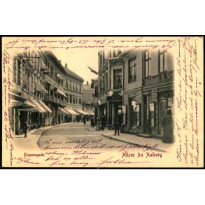 Hilsen fra Aalborg - Bispensgade -  Alex Vincent 582