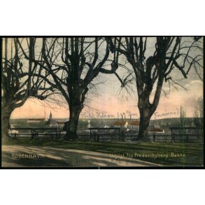 Kbenhavn - Udsigt fra Frederiksberg Bakke - C. St. 523  - Brugt