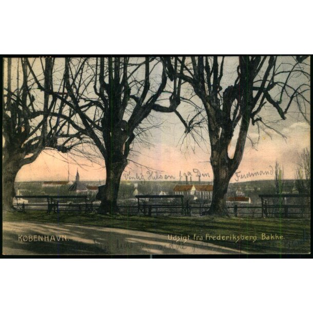 Kbenhavn - Udsigt fra Frederiksberg Bakke - C. St. 523  - Brugt