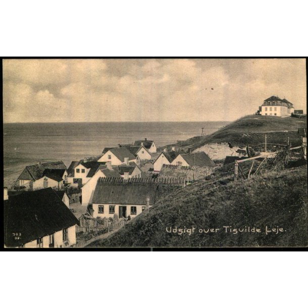 Udsigt over Tisvilde Leje - Albert Jensens Bogh. u/n - Ubrugt