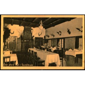 Den store sal i Sandkroen - I.A. M�ller - Sandkroen u/n - Ubrugt
