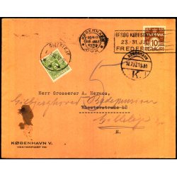 Efterporto - Brev fra Kbenhavn  18 - 7 - 1932 - Efterporto 5 re