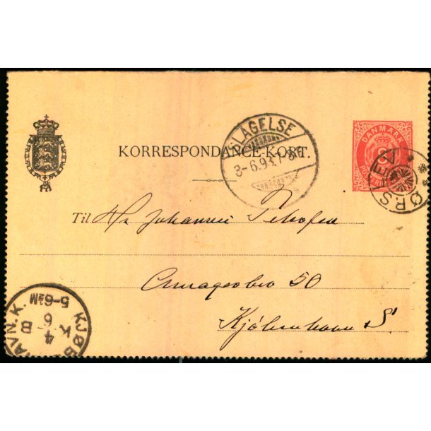 RSLEV p Korrespondancekort