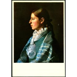 M. Anker - Profilportrt af Malerinden Anna Brndum  - Middelbroe u/n - Ubrugt