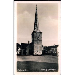 Nyborg Kirke - Fotokort V. Sch�nnemanns Bogh. 7 - Ubrugt