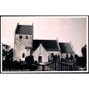 Kullerup Kirke - Fotokort Stjerne Foto 29624 - Brugt