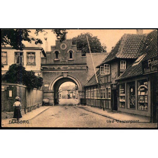 Faaborg - Ved Vesterport  - F.C. Alstr�ms Bogh. 16840 - Ubrugt