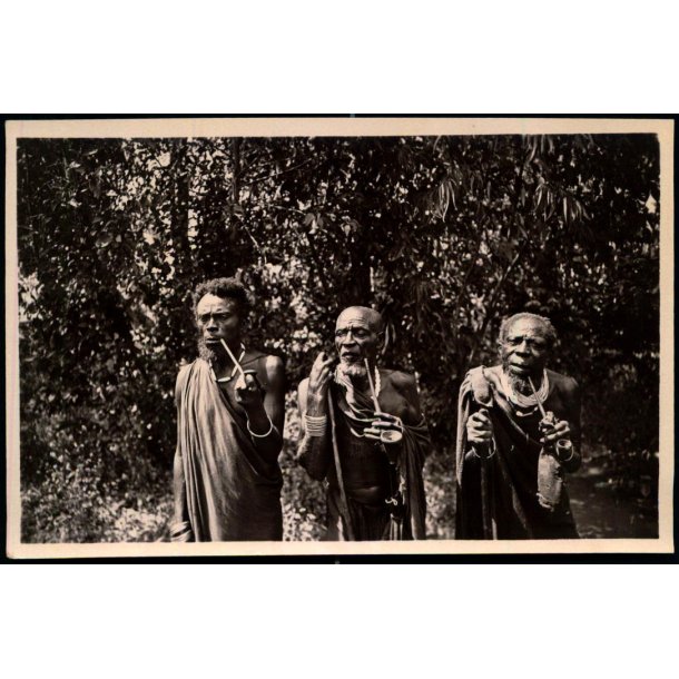 Congo Belge - Type de vieillards Indigene - Fotokort 6 - 8 - Ubrugt