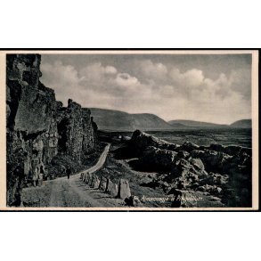 Almannagj&agrave; &agrave; Pingv&ograve;llum - Helgi &Agrave;rnason 54 - Ubrugt 