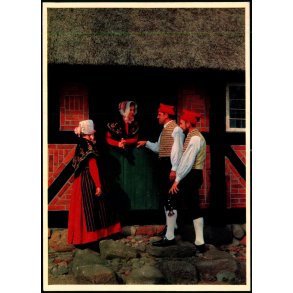 Haderslev - Folkedragter ved Frilandsmuseet - H. Folkedansere u/n - Ubrugt