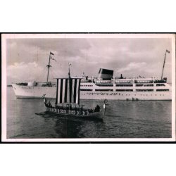 Esbjerg - M/S Kronprinsesse Ingrid og Vikingskibet Hugin - Rudolf Olsen 15 - Brugt