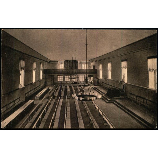 Br�dremenighedens Kirkesal - Christiansfeld  - F. Martin 35 - Ubrugt