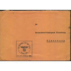 Censurbrev fra Tyskland (ufrankeret) -  ? - ? - ?  - Til Tyskland