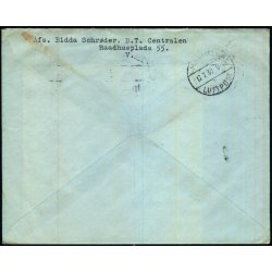 Luftpost Brev fra Danmark til Sverige - Robert Svendsens Sundflyvning - 17 - 7 - 30