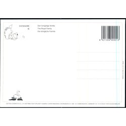 Den Kongelige Familie - Svanen 4 J - 12x17 cm. - Ubrugt