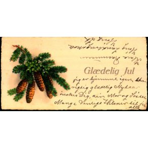 Kartonkort - Gldelig Jul