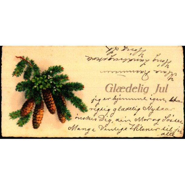 Kartonkort - Gldelig Jul