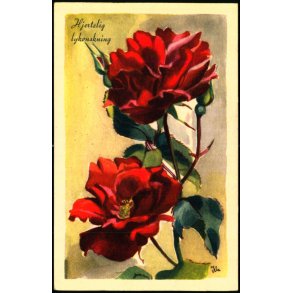 Illa - Hjertlig Lyknskning - Stender Serie 5000 - Brugt