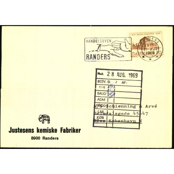 Justesens Kemiske Fabriker - Randers - u/n - Brugt