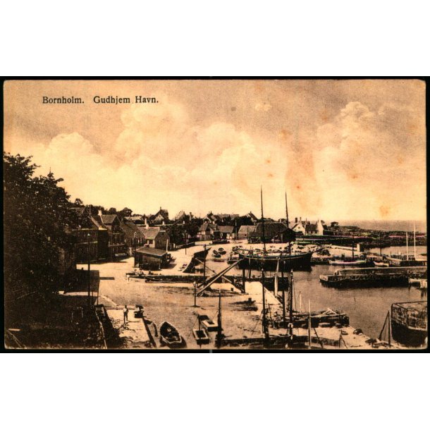 Bornholm - Gudhjem Havn  - Colbergs Bogh. 850