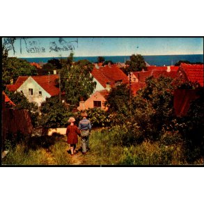 Bornholm - Udsigt over Svaneke - Rudolf Olsen 697