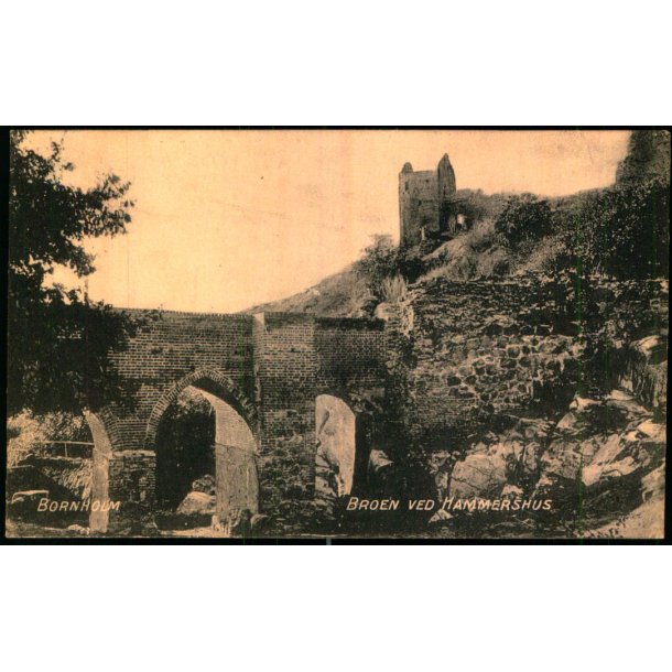 Bornholm - Broen ved Hammershus - Frits Srensens Bogh. 79 - Brugt
