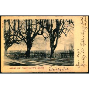 Udsigt fra Frederiksberg Bakke - C. St. 523  - Brugt