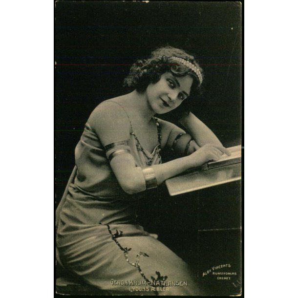 Gerda Krum Nathansen i Yduns bler - Alex Vincent 1449 - Ubrugt